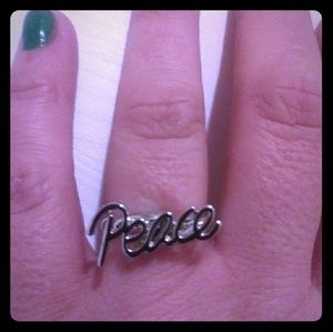 NWOT Peace Ring OSFA